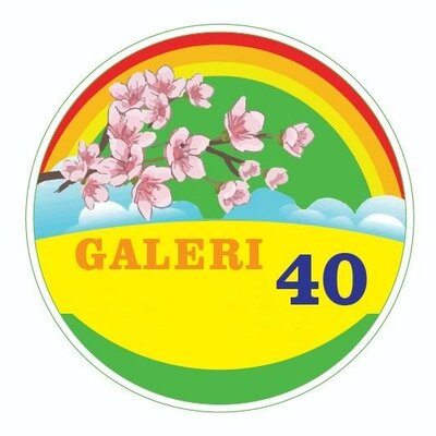 Trademark GALERI 40 logo flowers setangkai bunga