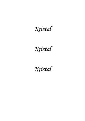 Trademark Kristal