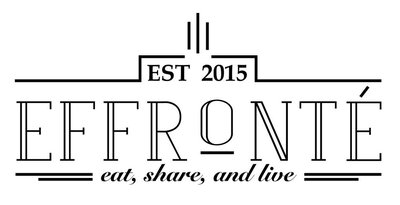 Trademark EFFRONTE eat, share, and live + Lukisan