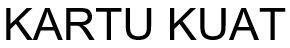 Trademark KARTU KUAT