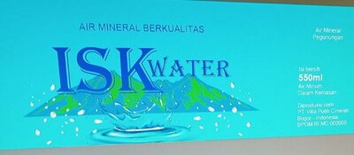 Trademark ISK WATER