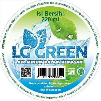 Trademark LG GREEN + Lukisan