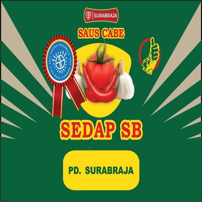 Trademark SURABRAJA SAUS CABE SEDAP SB PD. SURABRAJA + LOGO