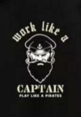 Trademark WORK LIKE A CAPTAIN + LOGO