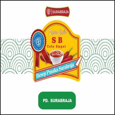 Trademark SURABRAJA SAUS CABE SB CABE EMPAT RESEP PUSAKA SURABRAJA PD. SURABRAJA +
LOGO