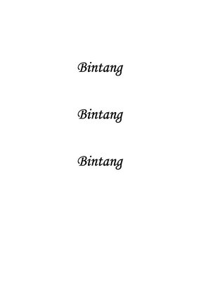 Trademark Bintang