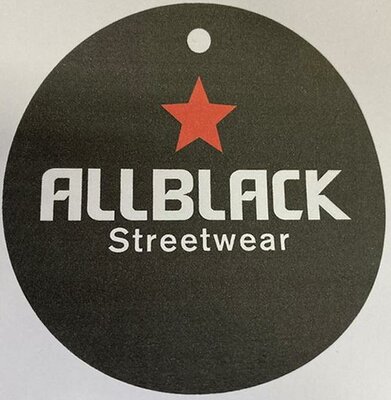 Trademark ALLBLACK Streetwear + LOGO