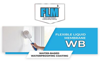 Trademark FLM + Logo, "FLEXIBLE LIQUID MEMBRANE WB"