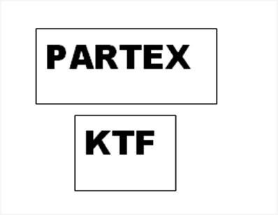 Trademark PARTEX/KTF