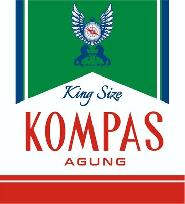 Trademark KOMPAS AGUNG KING SIZE + LOGO