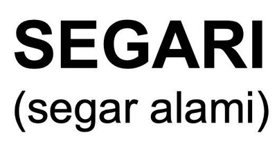 Trademark SEGARI (segar alami)