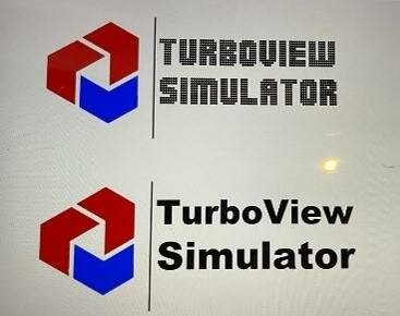 Trademark TURBOVIEW SIMULATOR + LOGO