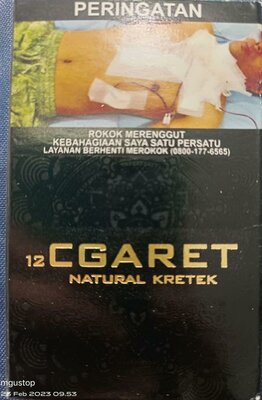 Trademark CGARET NATURAL KRETEK