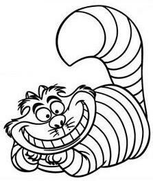 Trademark Lukisan Cheshire Cat