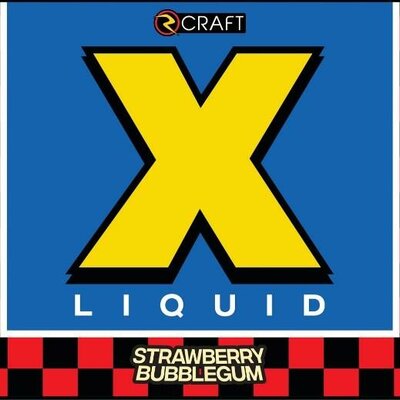 Trademark Liquid X Strawberry Bubblegum dan Logo