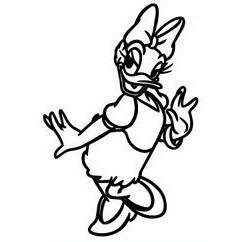 Trademark Lukisan Daisy Duck