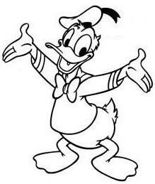 Trademark Lukisan Donald Duck