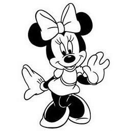 Trademark Lukisan Minnie Mouse