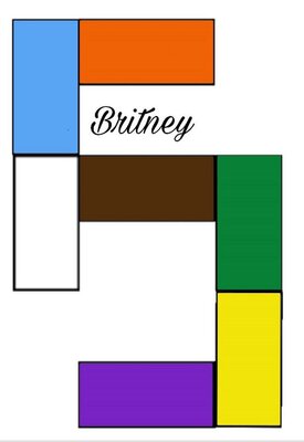 Trademark BRITNEY PUZZLE BOARD