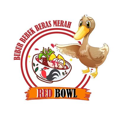 Trademark Red Bowl Bubur Bebek Beras Merah