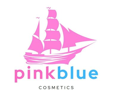 Trademark pinkblue cosmetics + Lukisan perahu layar