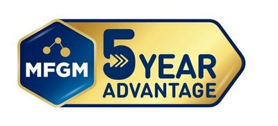 Trademark MFGM 5 YEAR ADVANTAGE logo