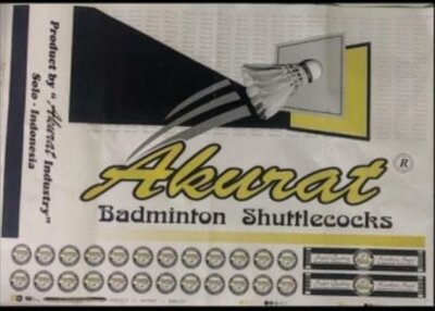 Trademark Akurat Badminton Shuttlecocks