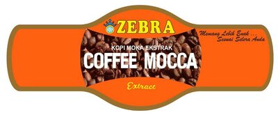 Trademark ZEBRA COFFEE MOCCA EXTRACT + LUKISAN + SLOGAN