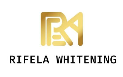 Trademark RIFELA WHITENING + logo