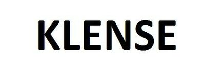 Trademark KLENSE