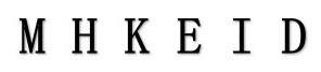 Trademark M H K E I D