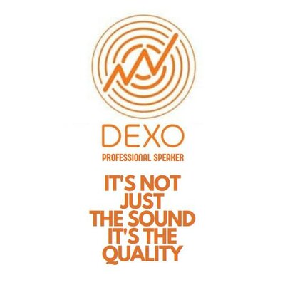 Trademark DEXO PROFESSIONAL SPEAKER + LOGO : IT'S NOT JUST THE SOUND IT'S THE QUALITY