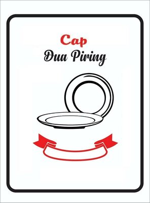 Trademark CAP DUA PIRING DAN LOGO