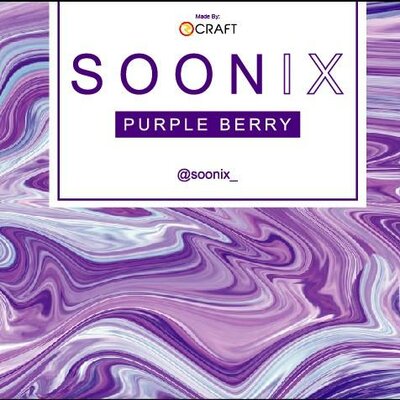 Trademark Soonix Purple Berry dan Logo