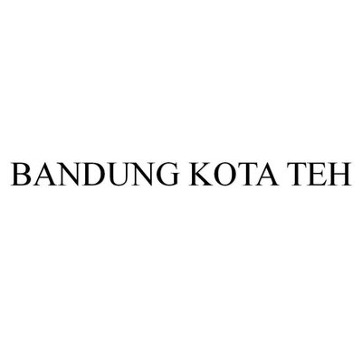 Trademark BANDUNG KOTA TEH