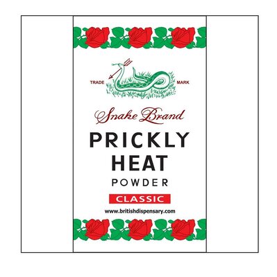 Trademark SNAKE BRAND PRICKLY HEAT POWDER CLASSIC + LOGO