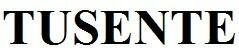 Trademark TUSENTE
