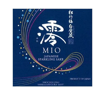 Trademark MIO JAPANESE SPARKLING SAKE, Karakter huruf Jepang MIO & Lukisan