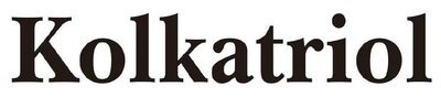 Trademark KOLKATRIOL