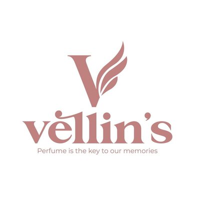 Trademark VELLIN'S Perfume is the key to our memories + Logo V