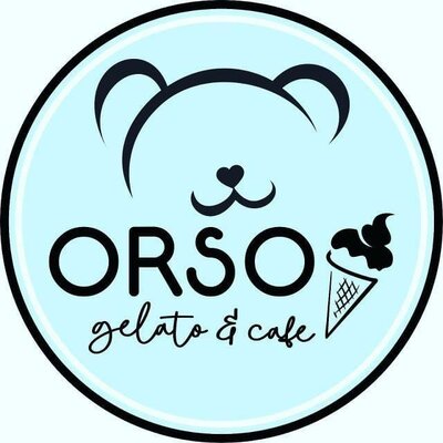 Trademark orso gelato & cafe + Logo