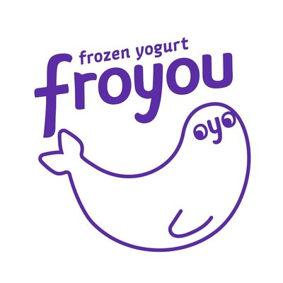 Trademark froyou frozen yogurt + Logo