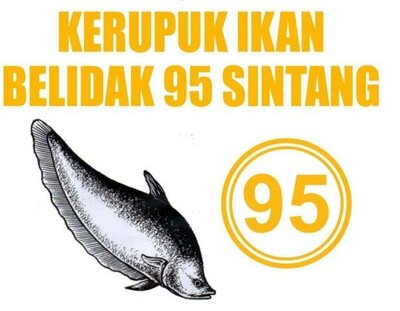 Trademark KERUPUK IKAN BELIDAK 95 SINTANG + LUKISAN + LOGO