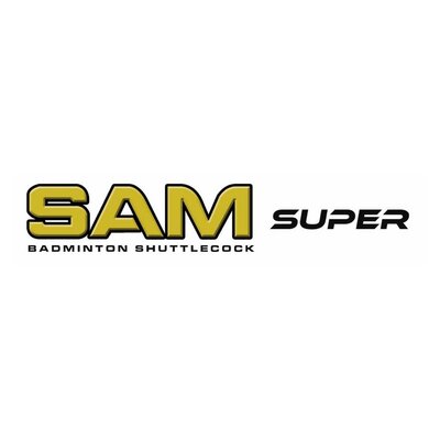 Trademark SAM SUPER BADMINTON SHUTTLECOCK