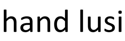 Trademark hand lusi
