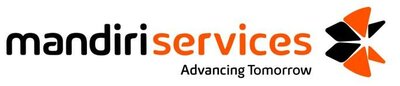 Trademark Mandiri Services Advancing Tomorrow + Logo