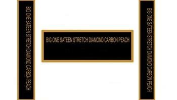 Trademark BIG ONE SATEEN STRETCH DIAMOND CARBON PEACH + LOGO