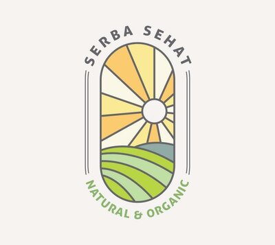 Trademark SERBA SEHAT Natural & Organic + lukisan