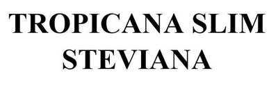 Trademark TROPICANA SLIM STEVIANA