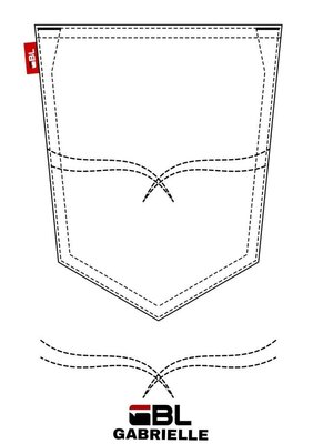 Trademark GBL GABRIELLE + Lukisan Kantong Celana